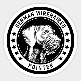 German Wirehaired Pointer Fan Gift Sticker